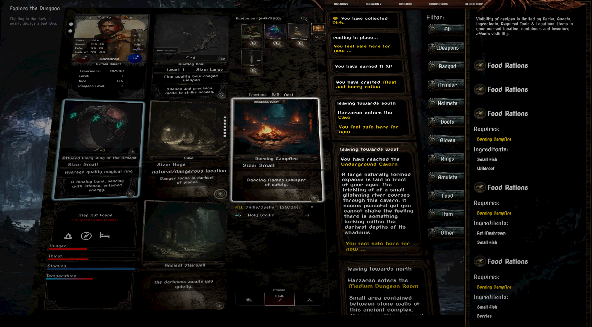 Ethernalis crafting interface
