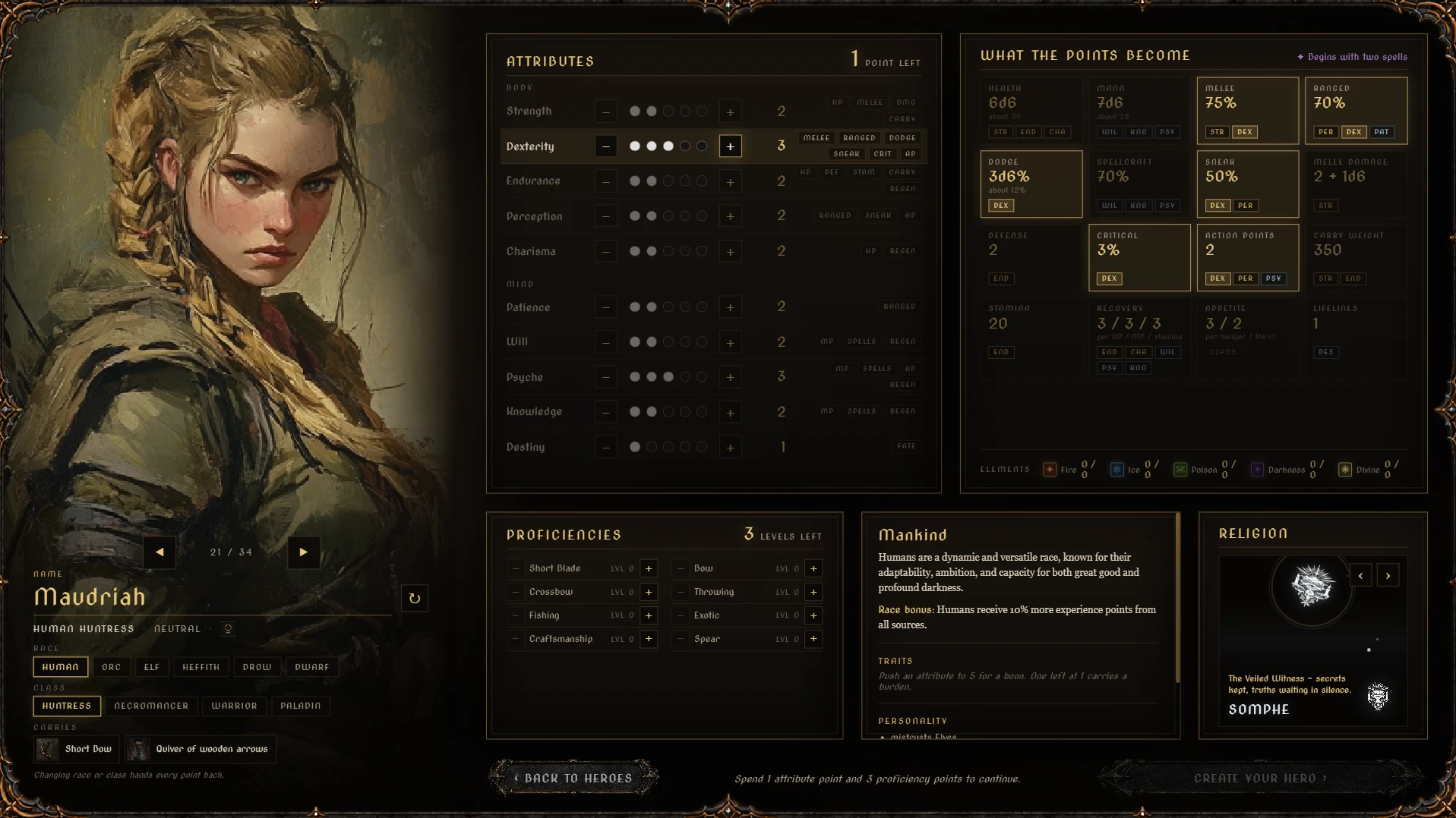Ethernalis custom hero form with the Ten Measures